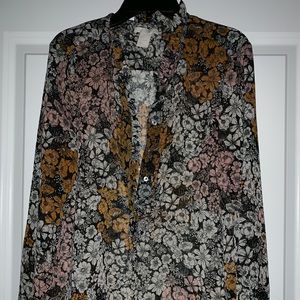 H&M floral blouse